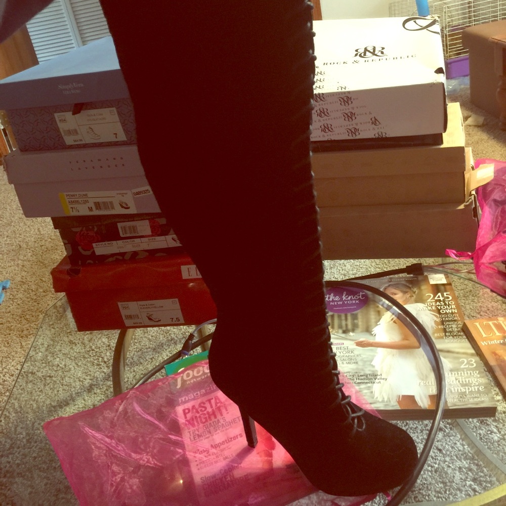 Thigh high boots